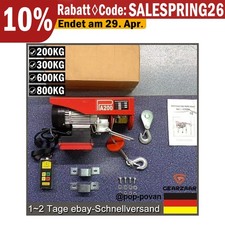 Paranco elettrico verricello