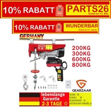 Paranco elettrico verricello