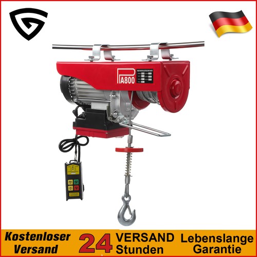 Paranco elettrico fune 400kg - paranco,