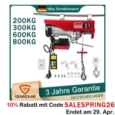 Paranco elettrico verricello