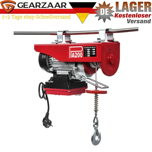 Paranco elettrico fune 100kg - paranco, a