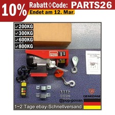 Paranco elettrico verricello