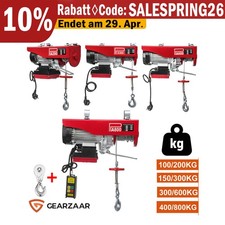 Verricello elettrico paranco